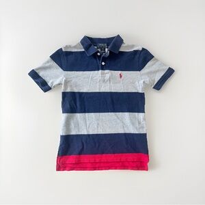Polo Ralph Lauren Sz 8 Small Boys Striped Polo Shirt Classic Preppy